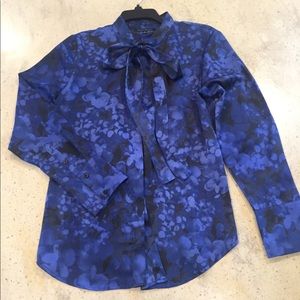 Shades of blue and black Banana Republic blouse